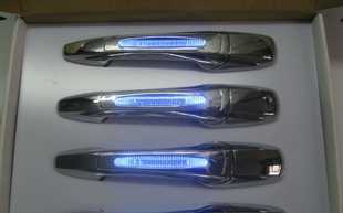 专为汉兰达定制 日本进口LED门拉手，提升座驾科技感与安全